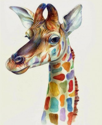Maľovanie podľa čísiel Žirafa DX1113