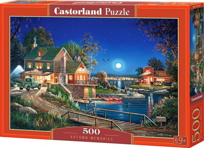 Castorland puzzle 500 dílků - Spomienky na jeseň