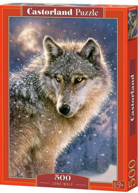 Castorland puzzle 500 dílků - Osamelý vlk