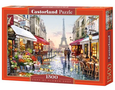 Castorland - Puzzle Flower shop Paris - 1500 dielov