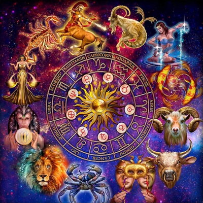 Diamantový obrázok Zodiac