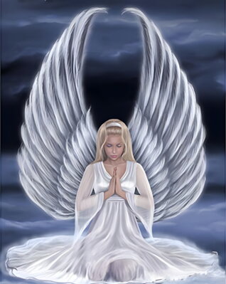 Diamantový obrázok Strážny Anjel