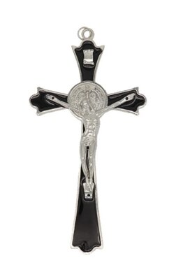 Kríž kresťanský B2590 čierny