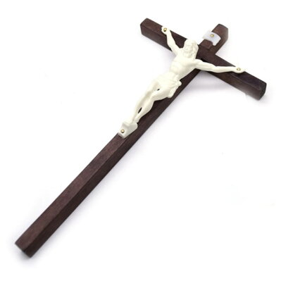Kríž kresťanský drevený na stenu KM235