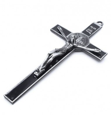 Kríž kresťanský B2482 čierny