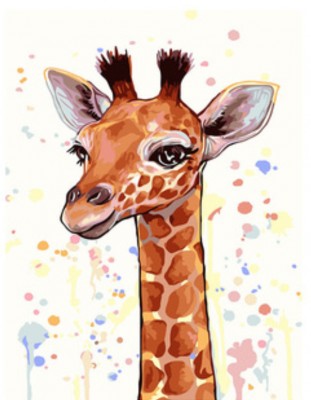 Maľovanie podľa čísiel Žirafa DX1325