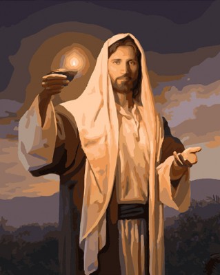 Maľovanie podľa čísiel Ježiš - Láskave svetlo