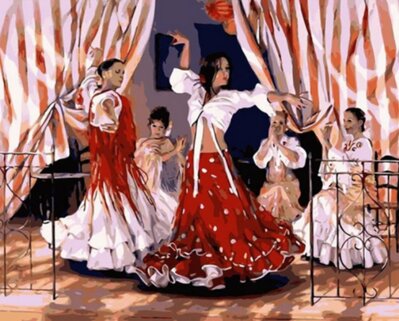 Maľovanie podľa čísiel Flamenco RX1894