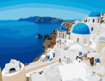 Maľovanie podľa čísiel Aegean Sea