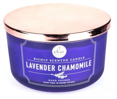 DW Home Vonná sviečka v skle Levanduľa a Harmanček - Lavender Chamomile, 12,8oz