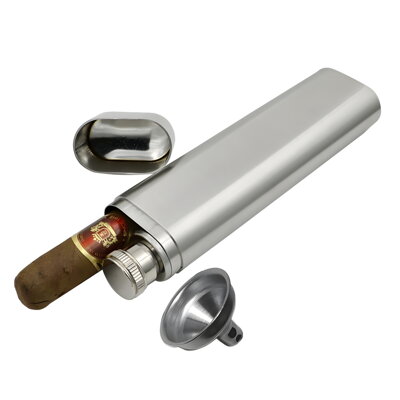 Ploskačka s púzdrom na cigaru PD60