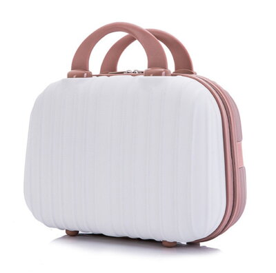 Kozmetický kufrík Miranda White - Pink
