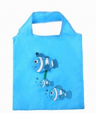 Nákupná taška Tropical fish modrá