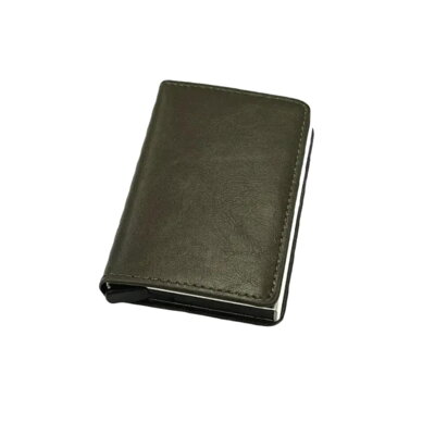 Púzdro na karty a bankovky Cardslide Dark Green