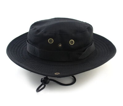 Klobúk Bush Hat Čierny