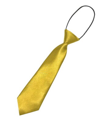 Detská kravata 76069 Zlatá