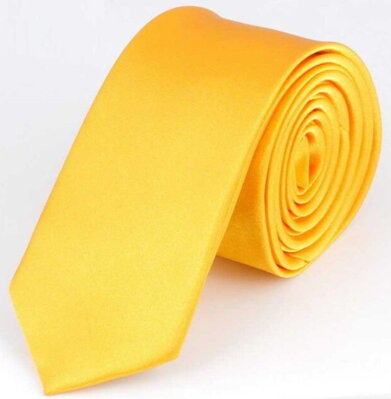 Žlta kravata jednofarebná