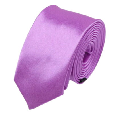 Fialová kravata jednofarebná