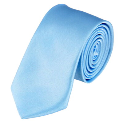 Svetlo modrá kravata jednofarebná