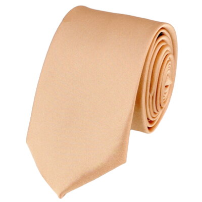 Béžová kravata jednofarebná
