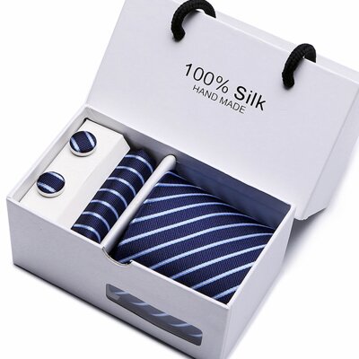 Miranda Darčeková súprava kravata, vreckovka a manžetové gombíky SB18