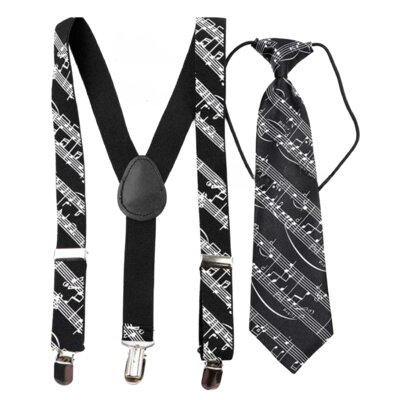 Detský set kravata a traky Musicus 05