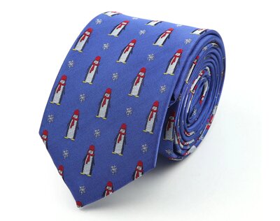 Vianočná kravata Viola blue 8137-31