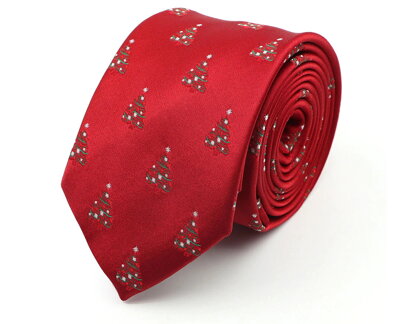 Vianočná kravata Viola Red 8137-32
