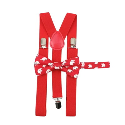 Súprava motýlik a traky Miranda H002 Red