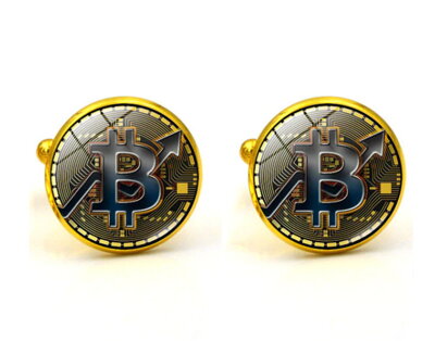 Miranda Manžetové gombíky Bitcoin MK3391
