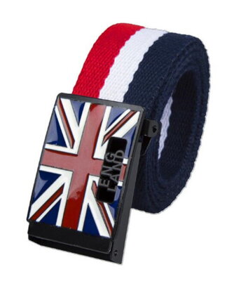 Opasok England Canvas Tricolor