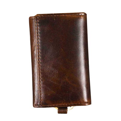 Kľúčenka a peňaženka AM389 Hnedá lesklá