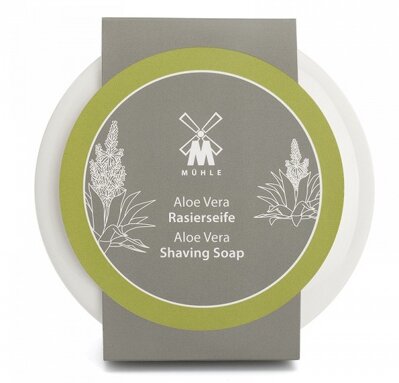 Mühle Aloe Vera mydlo na holenie v porcelánovej miske