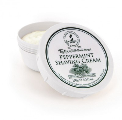 Taylor of Old Bond Street Peppermint krém na holenie 150 g