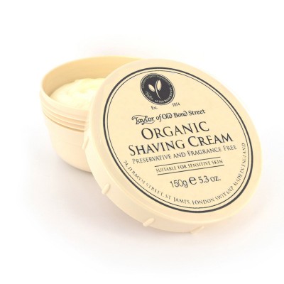 Taylor of Old Bond Street Organic krém na holenie 150 g