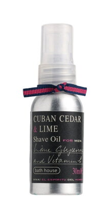 Bath House Cuban Cedar & Lime olej na holenie 30ml