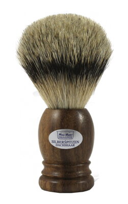 Štetka na holenie Hans Baier Walnut Silvertip