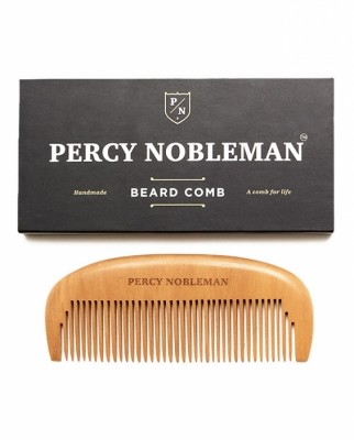 Percy Nobleman Beard Care drevený hrebeň na bradu