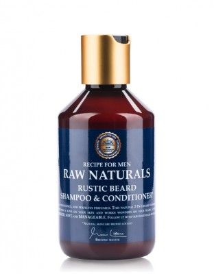Recipe for men Šampon a kondicionér na bradu Raw Naturals Rustic 250ml