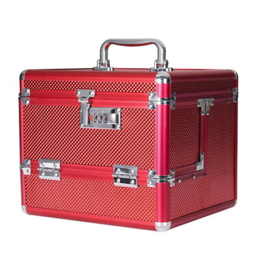 Kozmetický kufrík Miranda AM3461 červený