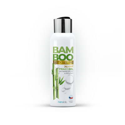 Nanolab Jemný prací gél na šatky a rúška BAMBOO Gold 100ml