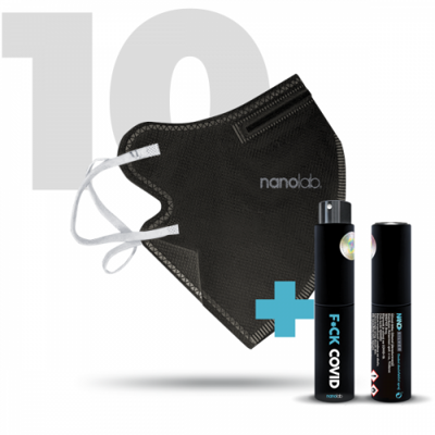 Nanolab nano respirátor FFP2 čierny 10 ks
