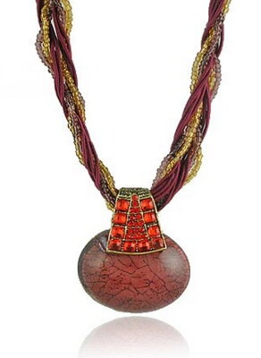 Náhrdelník Aztec N1202 červený