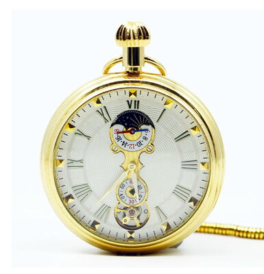 Vreckové hodinky Antique Golden P795