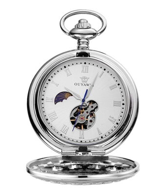 Vreckové hodinky OYW-03 Silver