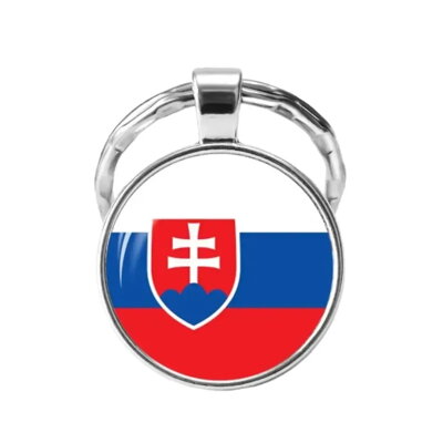 Prívesok na kľúče Slovenská vlajka