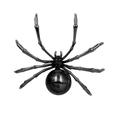 Brošňa pavúčik BR2147 čierny