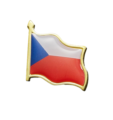 Brošňa do klopy Česká vlajka