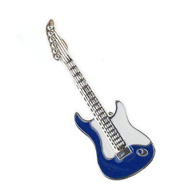 Brošňa do klopy Gitara modrá