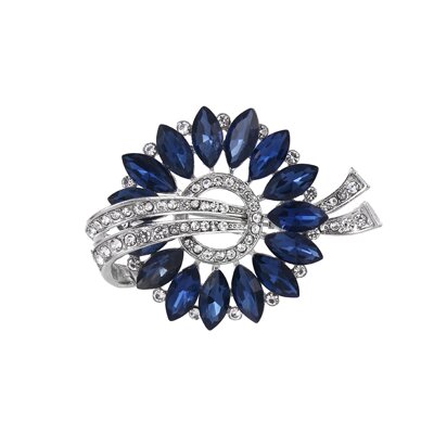 Brošňa Flower AM3129 Blue